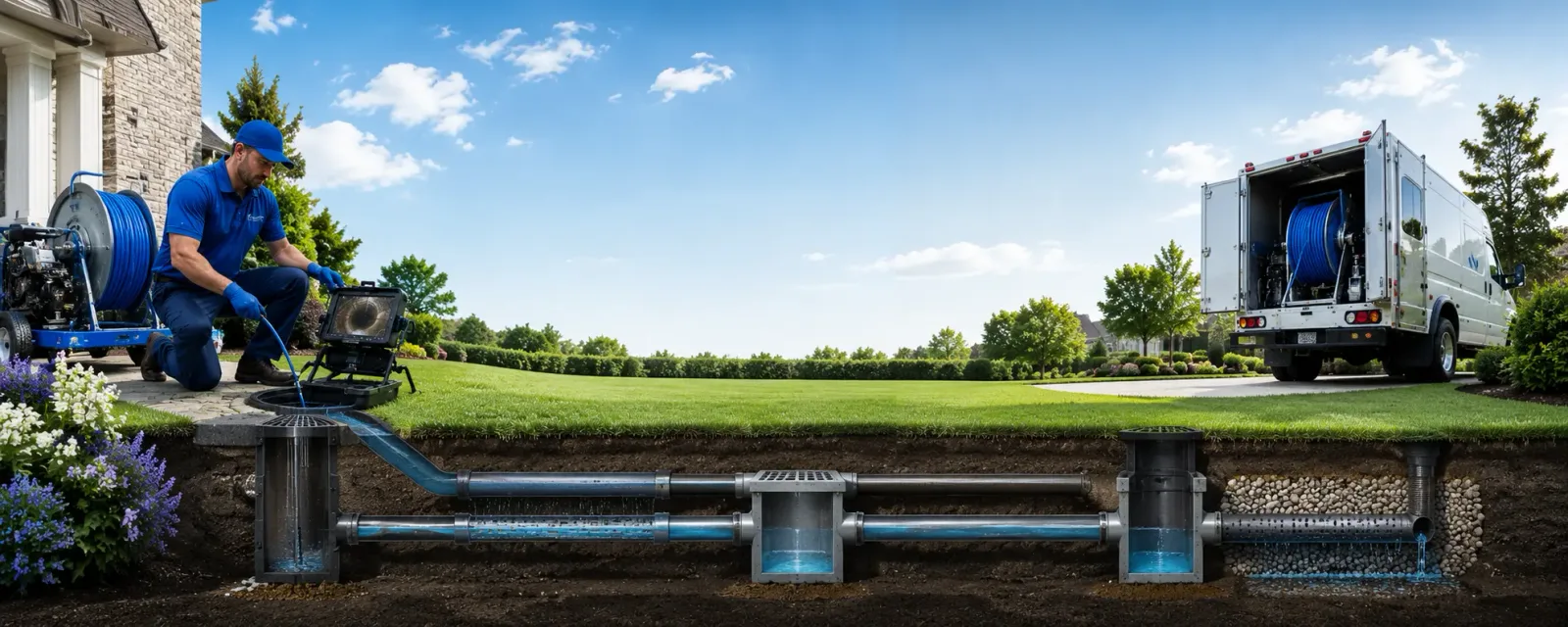 Outdoor drain cleaning information for Bartlett, NE